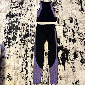 Lululemon Love Revealed Bra Leggings Set Rainbow